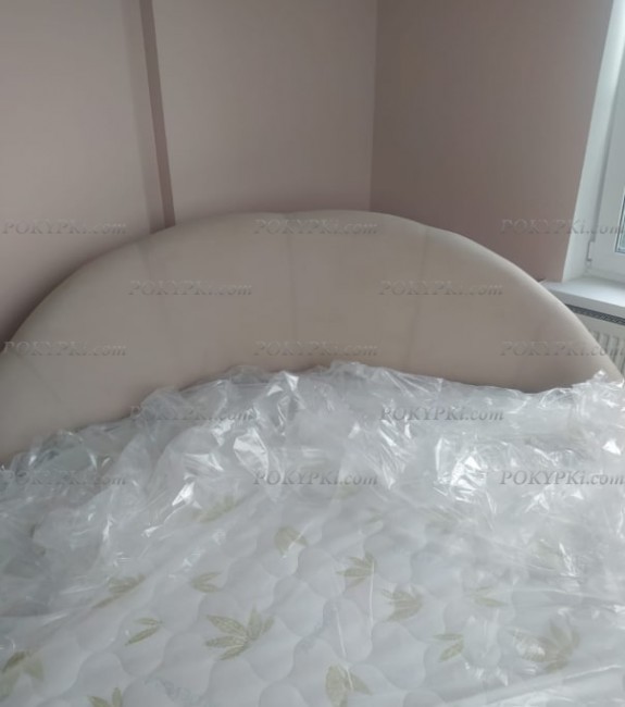 Круглая мягкая кровать Милана