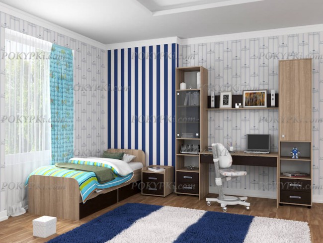 Модульная детская комната Дельта 14-дуб сонома Модульная детская комната Дельта 14-дуб сонома