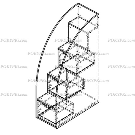 Модульная детская комната Дельта 15