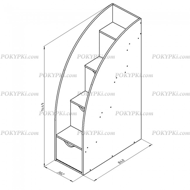 Модульная детская комната Дельта 15