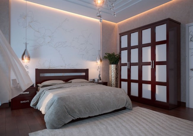 Кровать Парма из бука, из ясеня 