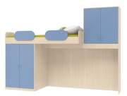 Кровать-чердак со шкафом Дельта 18.04 Кровать-чердак со шкафом Дельта 18.04
