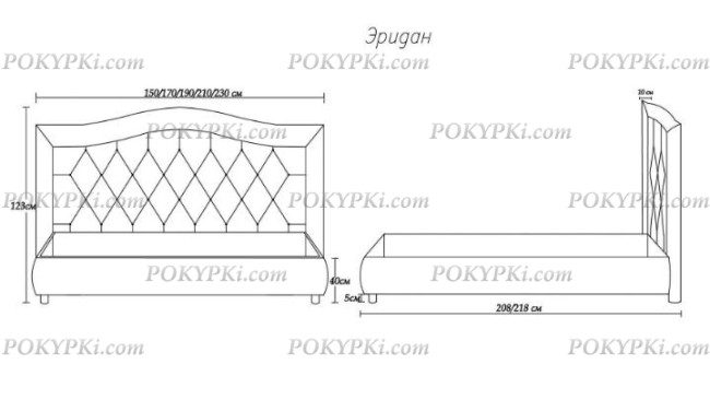 Кровать Dimax Эридан Кровать Dimax Эридан