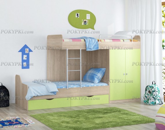 Кровать двухъярусная Дельта 18.04.01 Кровать двухъярусная Дельта 18.04.01