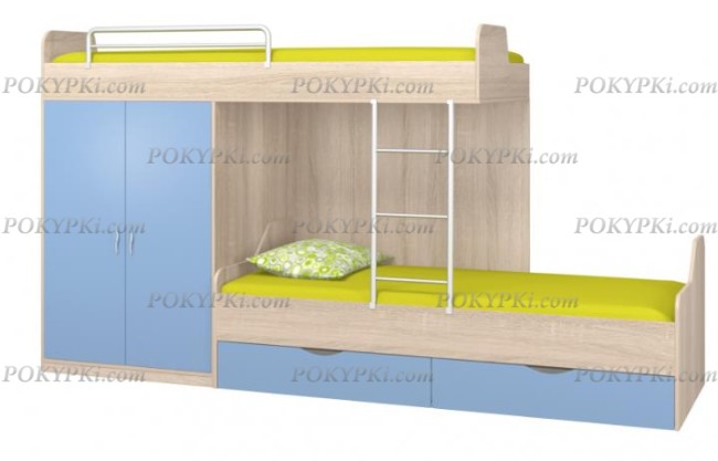 Кровать двухъярусная Дельта 18.04.01 Кровать двухъярусная Дельта 18.04.01