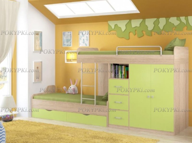 Кровать двухъярусная Дельта 18.04.02 Кровать двухъярусная Дельта 18.04.02