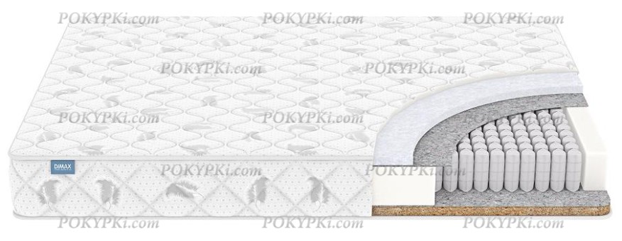 Матрас Dimax Оптима 500 Мидл Хард Матрас Dimax Оптима 500 Мидл Хард