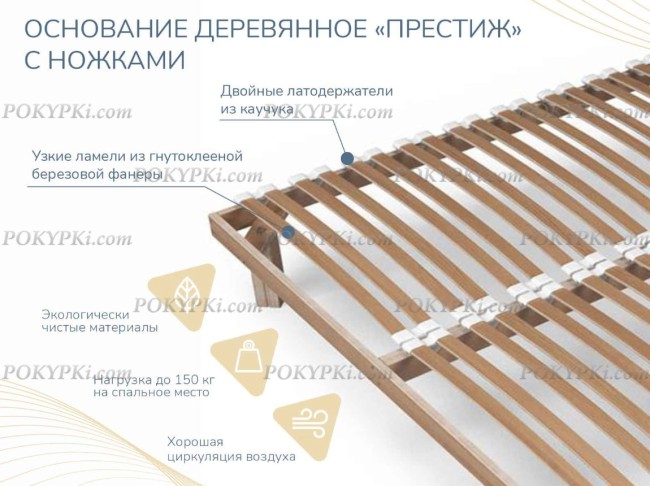 Основание для матраса Димакс Престиж с ножками