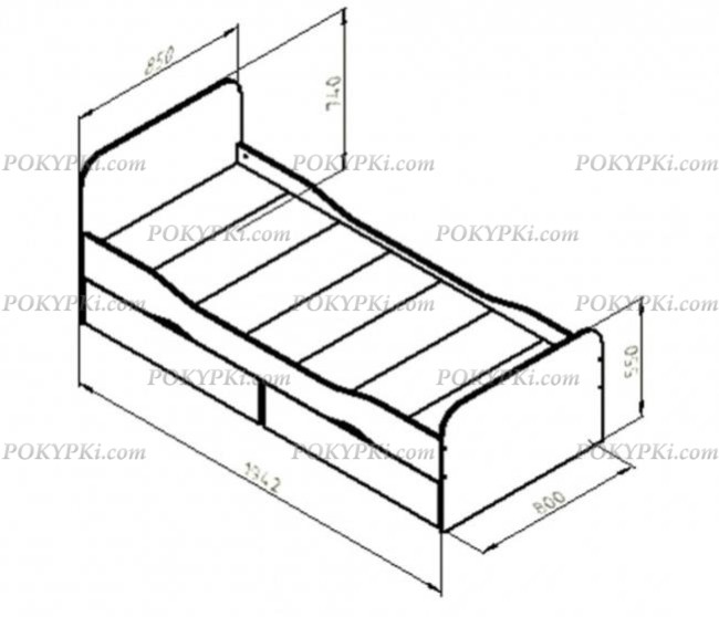 Кровать Дельта 19 Кровать Дельта 19