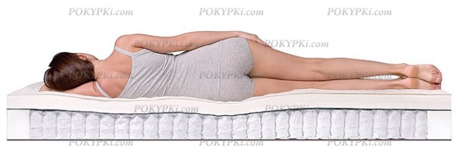 Умеренно-мягкий матрас с двойным пружинами Умеренно-мягкий матрас с двойным пружинами