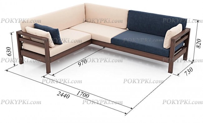 Угловой диван Домино 