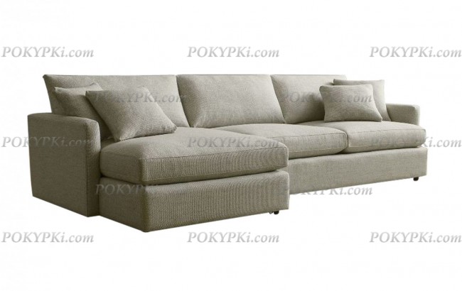 Угловой диван Стелф с оттоманкой