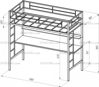 Кровать-чердак Севилья 1 Кровать-чердак Севилья 1