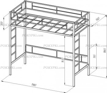 Кровать-чердак Севилья 1.1 Кровать-чердак Севилья 1.1