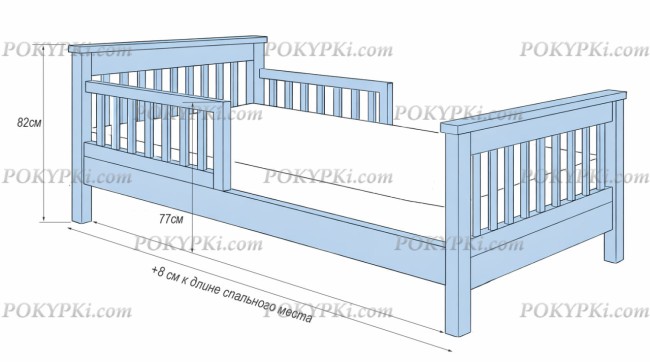 Кровать Саванна кидс Кровать Саванна кидс