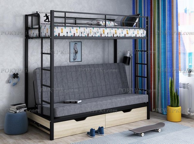 Двухъярусная кровать-диван Мадлен Двухъярусная кровать-диван Мадлен