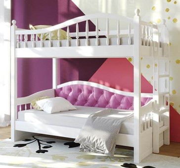 Двухъярусная кровать с диван кроватью внизу Никки 2 Двухъярусная кровать с диван кроватью внизу Никки 2