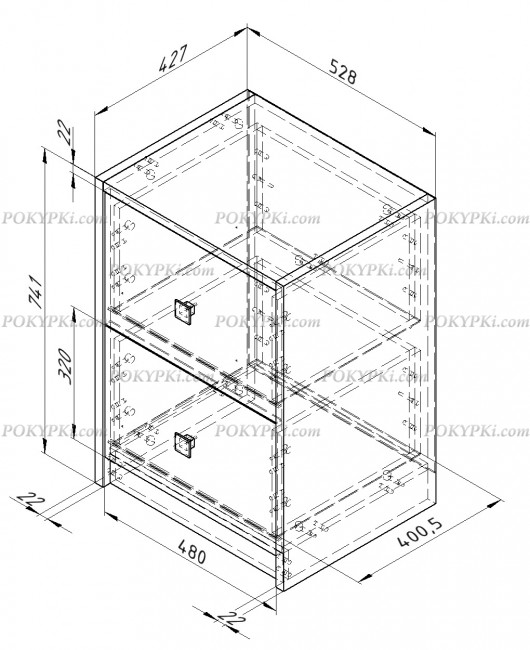 Тумба Дельта Сильвер 24.03