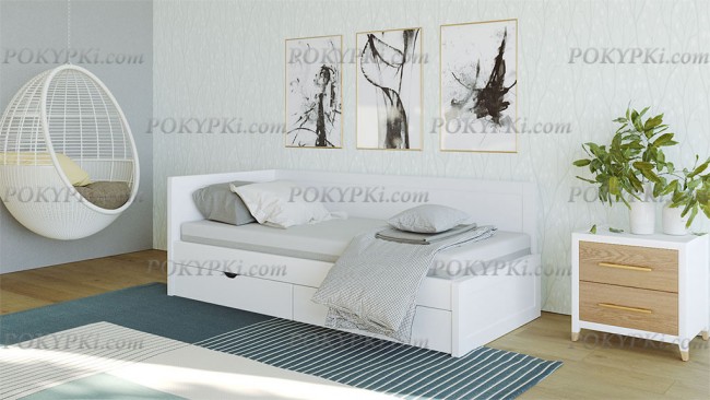 Угловая кровать Лунара Угловая кровать Лунара