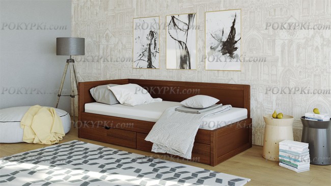 Угловая кровать Лунара Угловая кровать Лунара