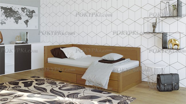 Угловая кровать Лунара Угловая кровать Лунара