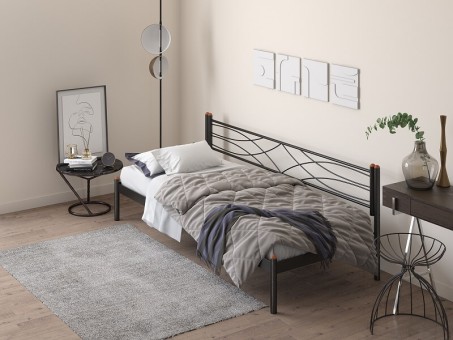 Металлическая кровать тахта Экзотика  Металлическая кровать тахта Экзотика